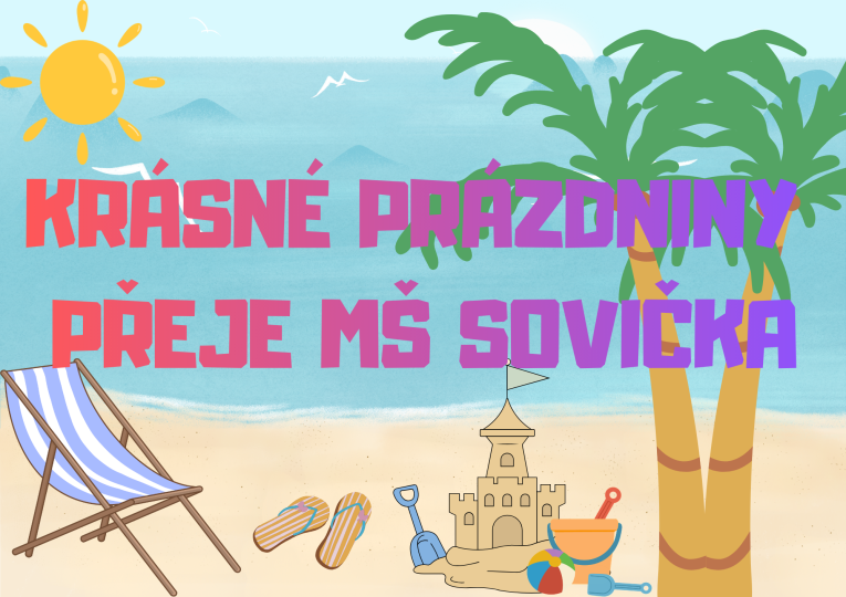 přání krásných prázdnin